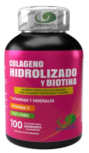 Colageno Hidrolizado + Biotina X 100 Sofgels